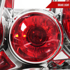 2005-2008 Dodge Charger LX Tail Lights (Chrome Housing / Clear Lens)