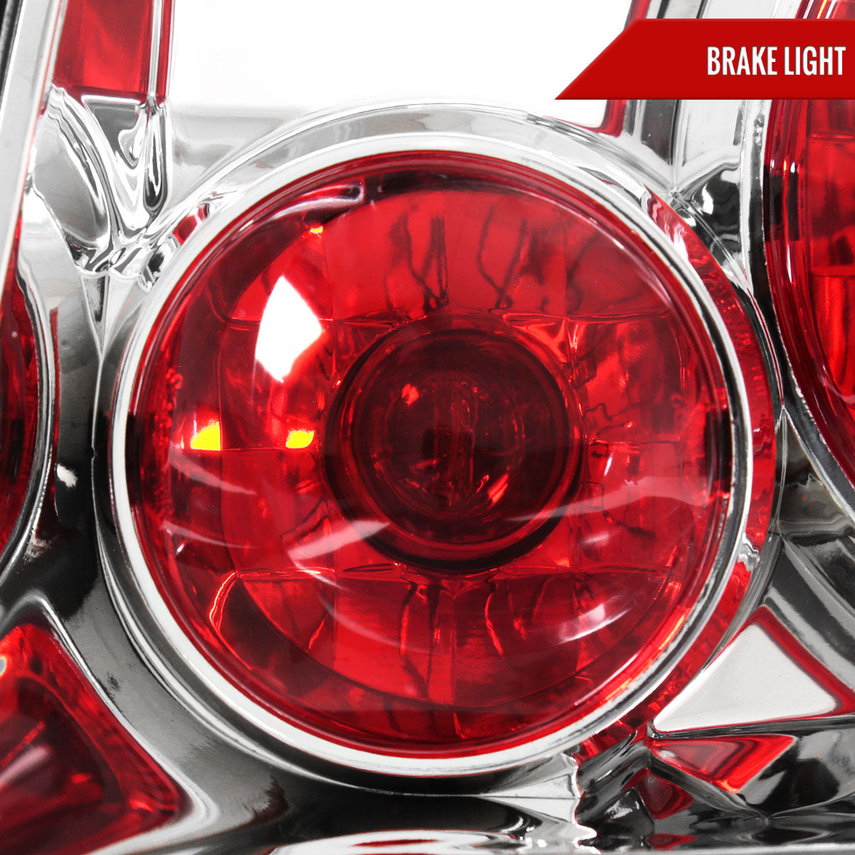 2005-2008 Dodge Charger LX Tail Lights (Chrome Housing / Clear Lens)