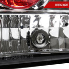 2005-2008 Dodge Charger LX Tail Lights (Chrome Housing / Clear Lens)