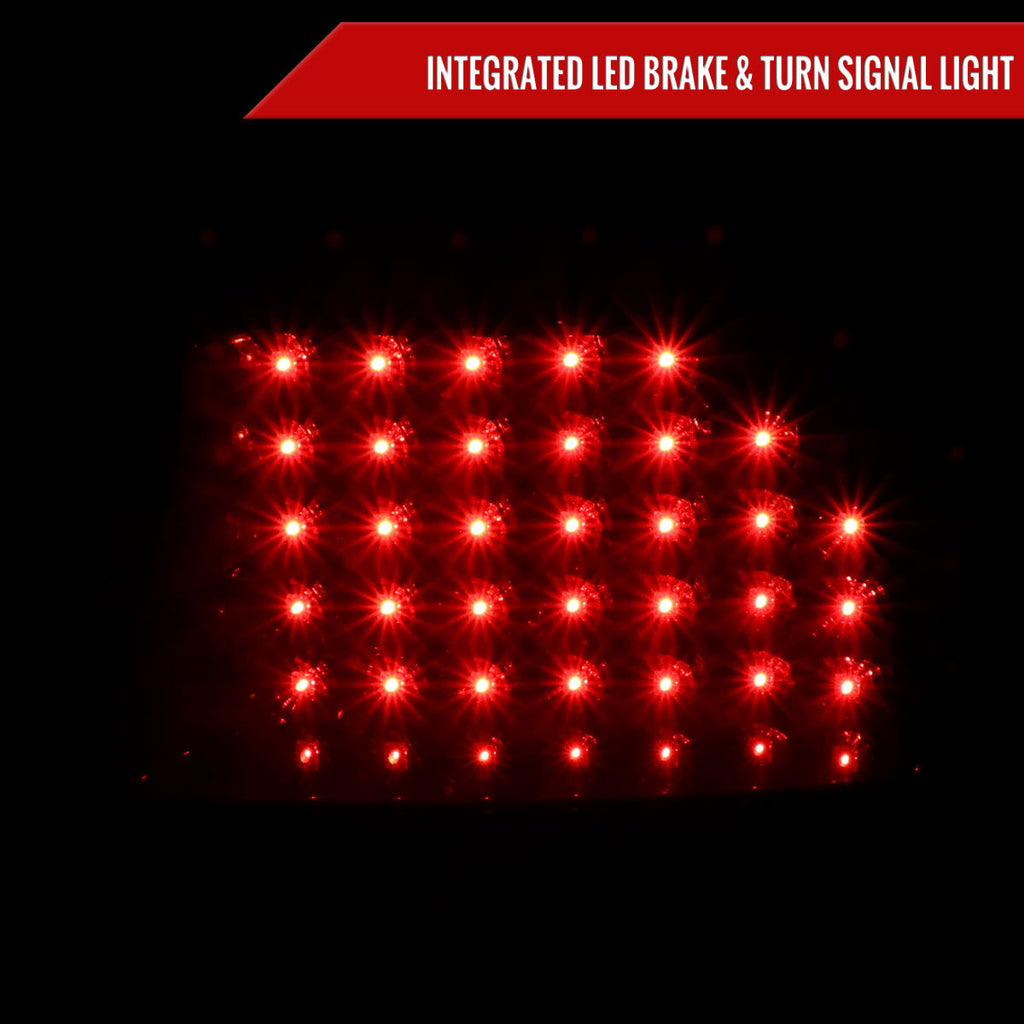 2005-2010 Dodge Charger LX LED Tail Lights (Glossy Black Housing / Smoked Lens)