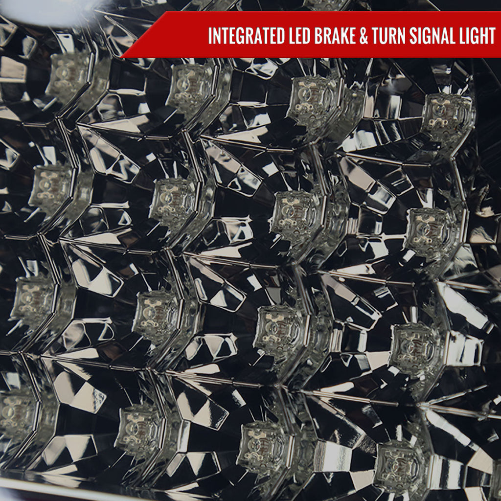 2005-2010 Dodge Charger LX LED Tail Lights (Chrome Housing / Smoked Lens)
