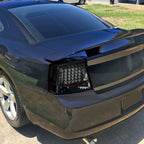 2005-2010 Dodge Charger LX LED Tail Lights (Chrome Housing / Smoked Lens)