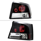 2005-2010 Dodge Charger LX Tail Lights (Matte Black Housing / Clear Lens)