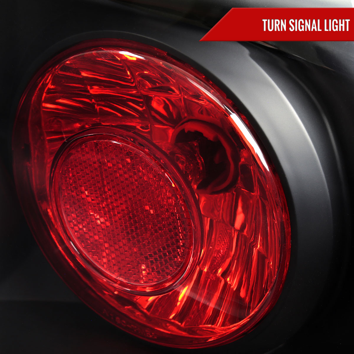 2005-2010 Dodge Charger LX Tail Lights (Matte Black Housing / Clear Lens)