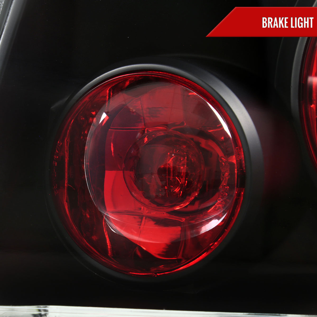 2005-2010 Dodge Charger LX Tail Lights (Matte Black Housing / Clear Lens)