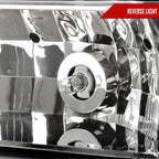 2005-2010 Dodge Charger LX Tail Lights (Matte Black Housing / Clear Lens)