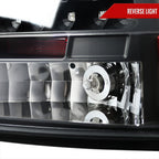 2005-2010 Dodge Charger LX LED Tail Lights (Matte Black Housing / Clear Lens)