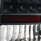 2005-2010 Dodge Charger LX LED Tail Lights (Matte Black Housing / Clear Lens)