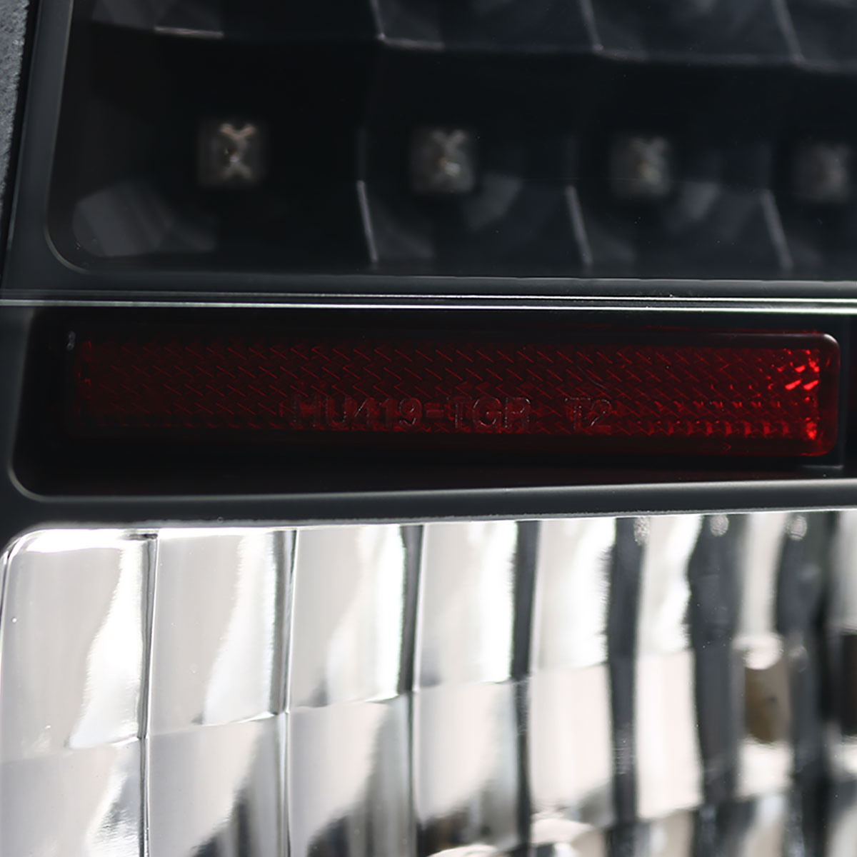 2005-2010 Dodge Charger LX LED Tail Lights (Matte Black Housing / Clear Lens)