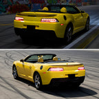 2014-2015 Chevrolet Camaro 5th Gen Full LED Sequential Tail Lights (Chrome Housing / Clear Lens)