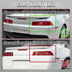 2014-2015 Chevrolet Camaro 5th Gen Full LED Sequential Tail Lights (Chrome Housing / Smoked Lens)
