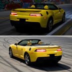 2014-2015 Chevrolet Camaro 5th Gen Full LED Sequential Tail Lights (Chrome Housing / Smoked Lens)