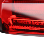 2016-2018 Chevrolet Camaro 6th Gen Sequential LED Tail Lights (Chrome Housing / Red Lens)
