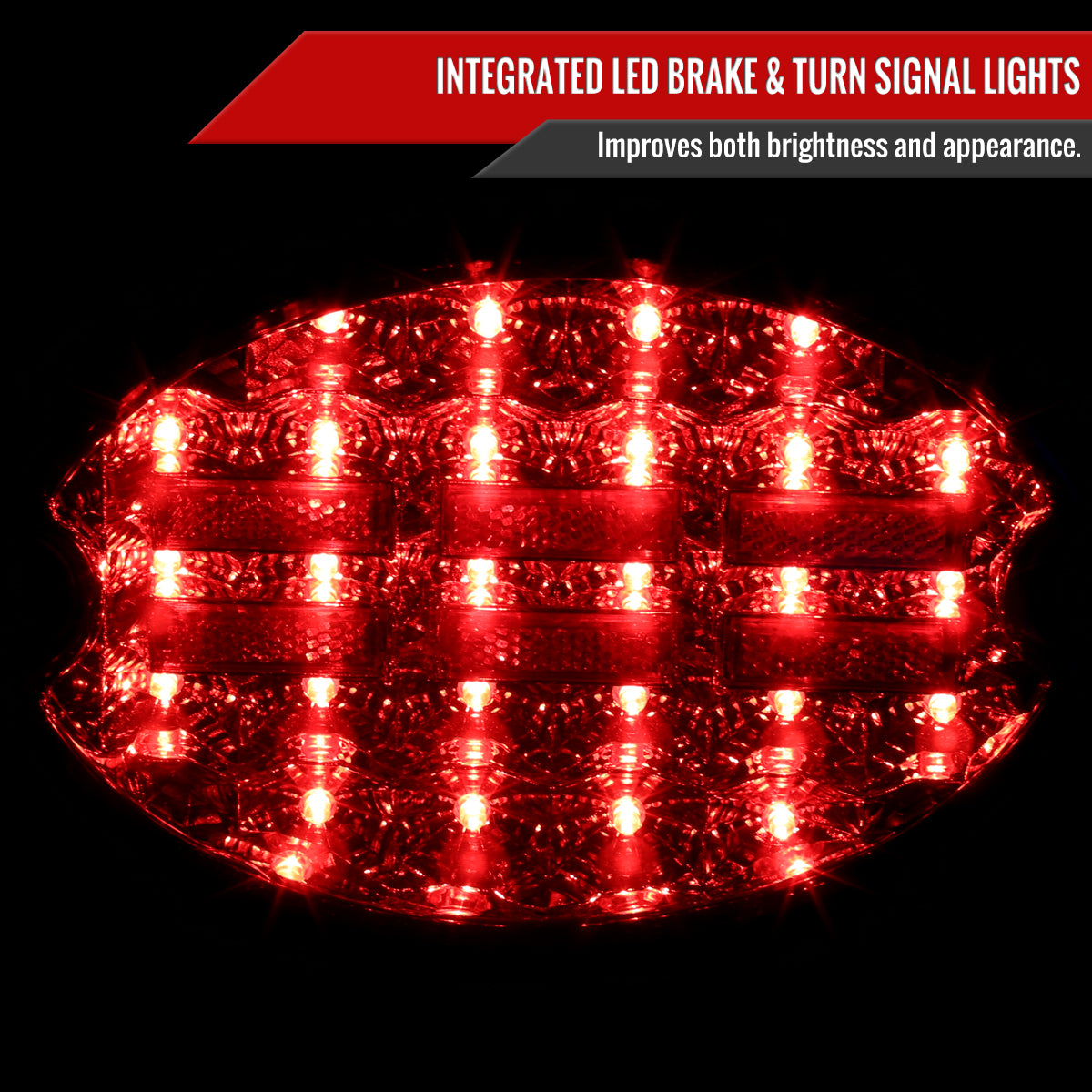 1997-2004 Chevrolet Corvette C5 4PC LED Tail Lights (Chrome Housing / Smoked Lens)