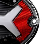 1997-2004 Chevrolet Corvette C5 4 PC White LED Bar Tail Lights (Matte Black Housing / Clear Lens)