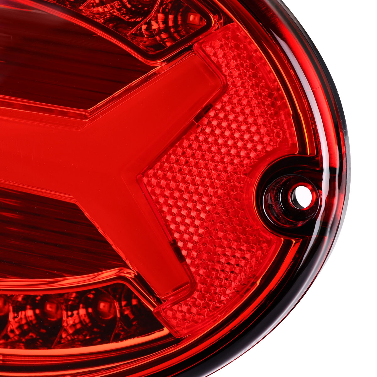 1997-2004 Chevrolet Corvette C5 4 PC LED Bar Tail Lights (Chrome Housing / Red Lens)