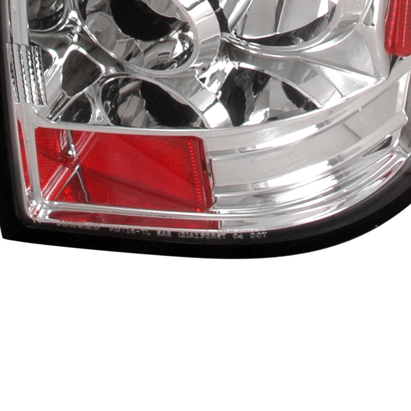 2005-2008 Dodge Magnum Tail Lights (Chrome Housing / Clear Lens)