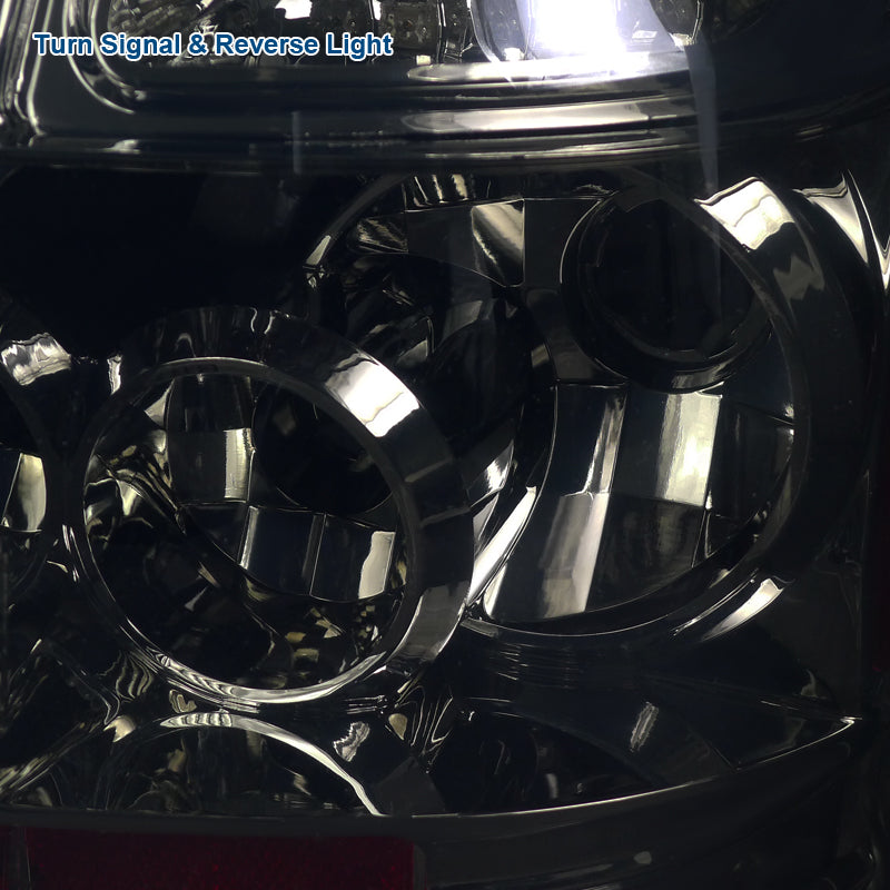 2005-2008 Dodge Magnum LED Tail Lights (Chrome Housing / Smoked Lens)