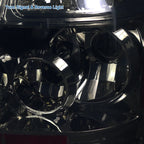 2005-2008 Dodge Magnum LED Tail Lights (Chrome Housing / Smoked Lens)