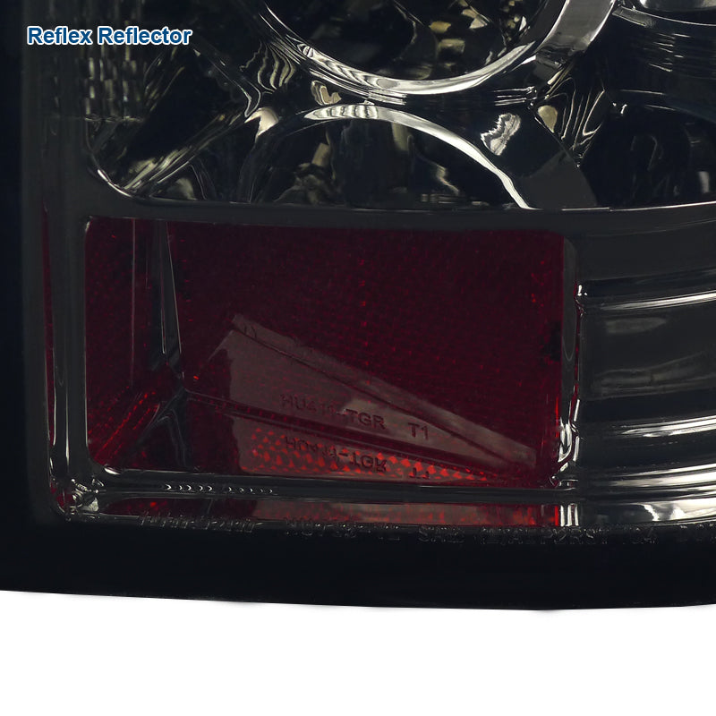 2005-2008 Dodge Magnum LED Tail Lights (Chrome Housing / Smoked Lens)