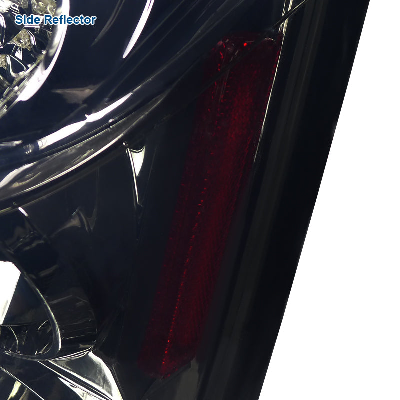2005-2008 Dodge Magnum LED Tail Lights (Chrome Housing / Smoked Lens)