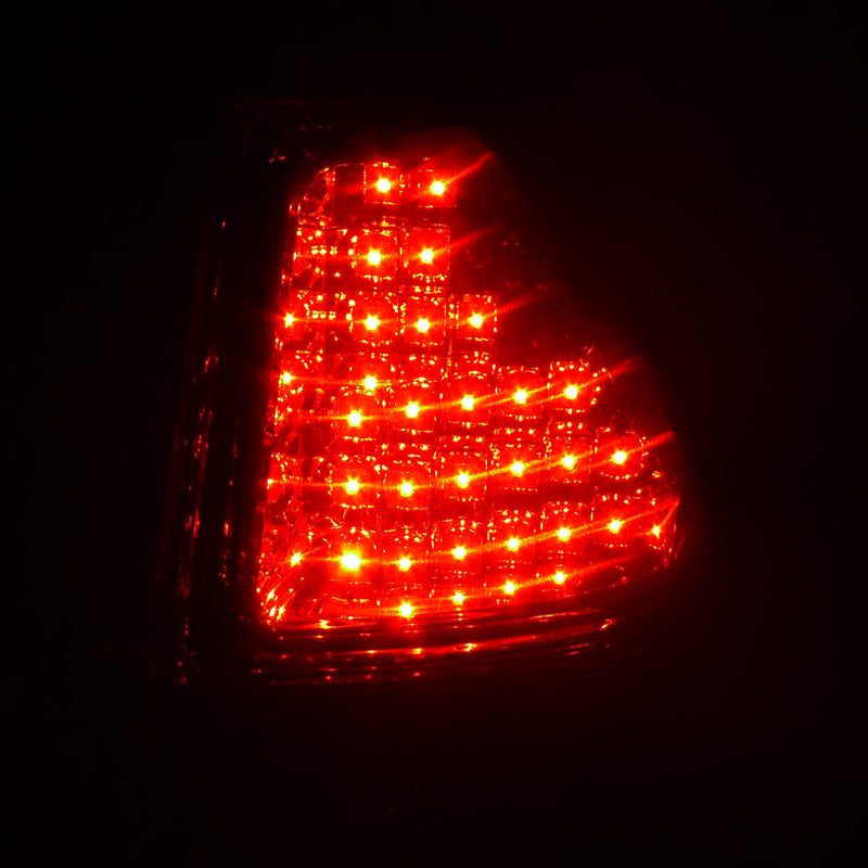 2005-2008 Dodge Magnum LED Tail Lights (Chrome Housing / Smoked Lens)