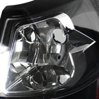 2005-2008 Dodge Magnum Tail Lights (Matte Black Housing / Clear Lens)