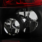 2005-2008 Dodge Magnum Tail Lights (Matte Black Housing / Red Clear Lens)