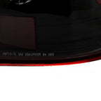 2005-2008 Dodge Magnum Tail Lights (Matte Black Housing / Red Clear Lens)
