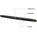 2003-2004 Ford Mustang New Edge SVT Cobra LED Third Brake Light (Matte Black Housing / Clear Lens)