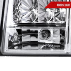 2005-2009 Ford Mustang S197 Sequential LED Tail Lights (Chrome Housing / Clear Lens)