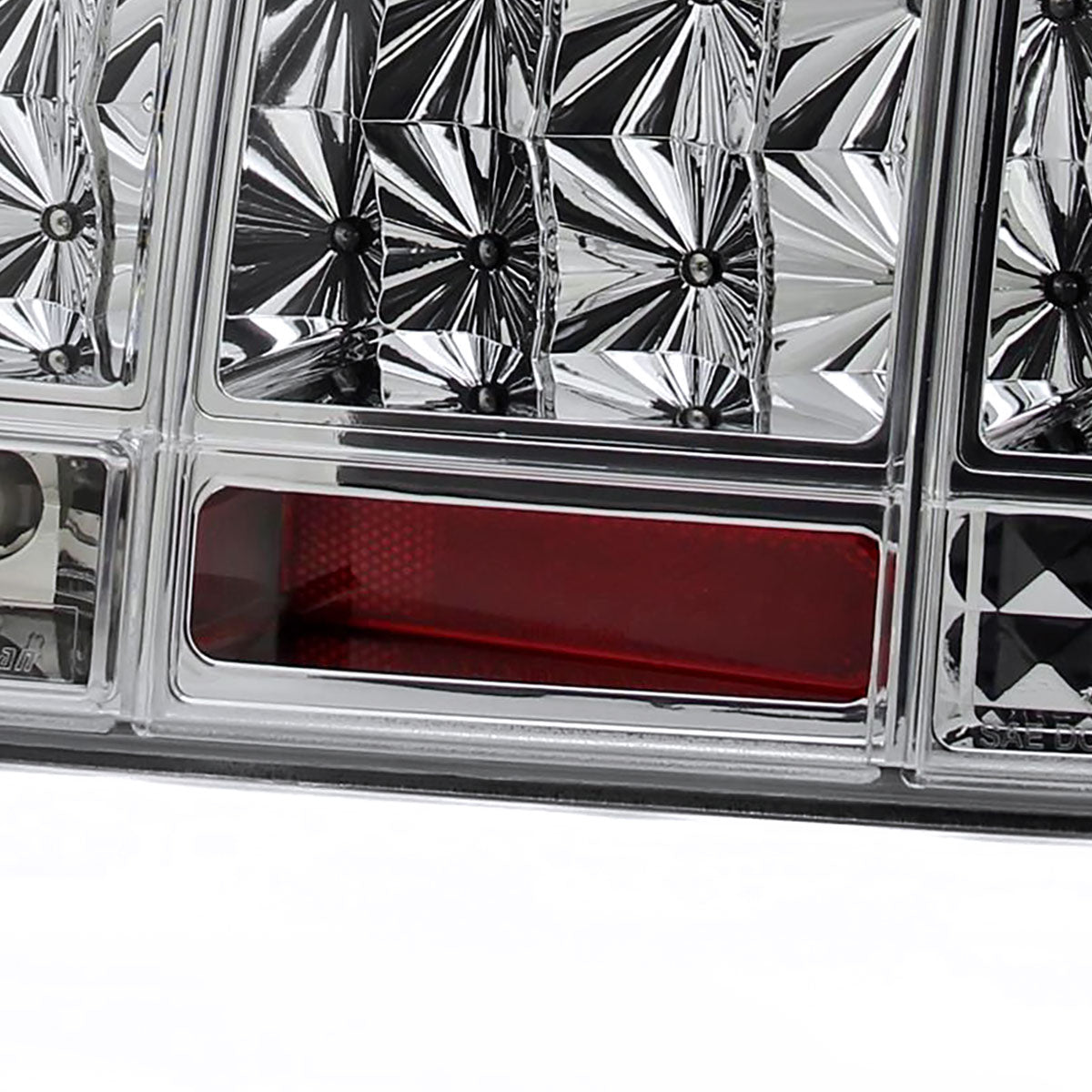 2005-2009 Ford Mustang S197 Sequential LED Tail Lights (Chrome Housing / Clear Lens)