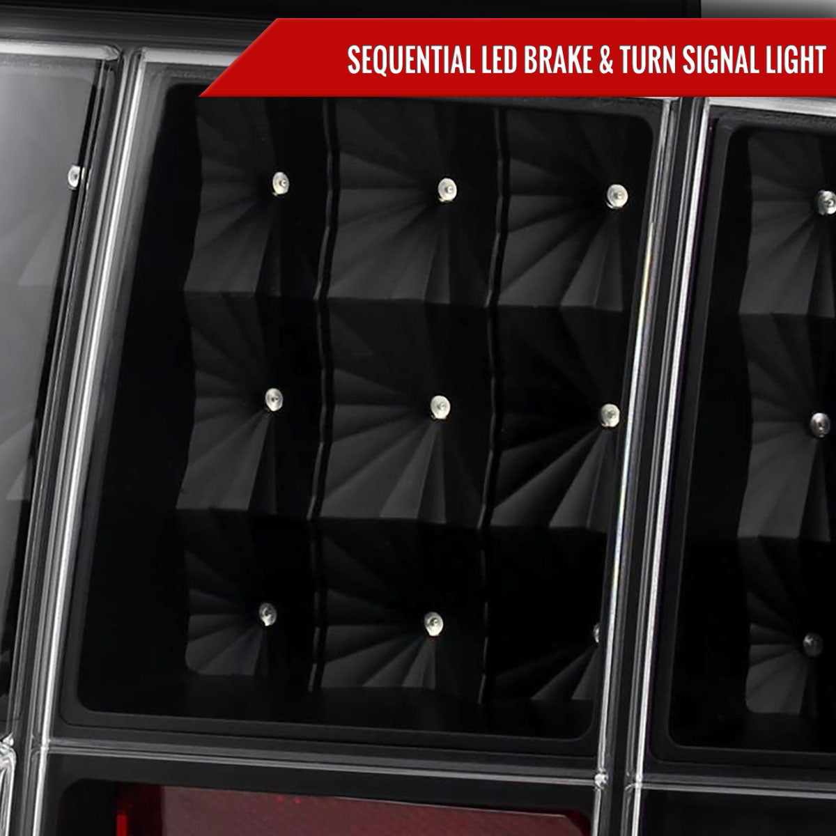 2005-2009 Ford Mustang S197 Sequential LED Tail Lights (Matte Black Housing / Clear Lens)