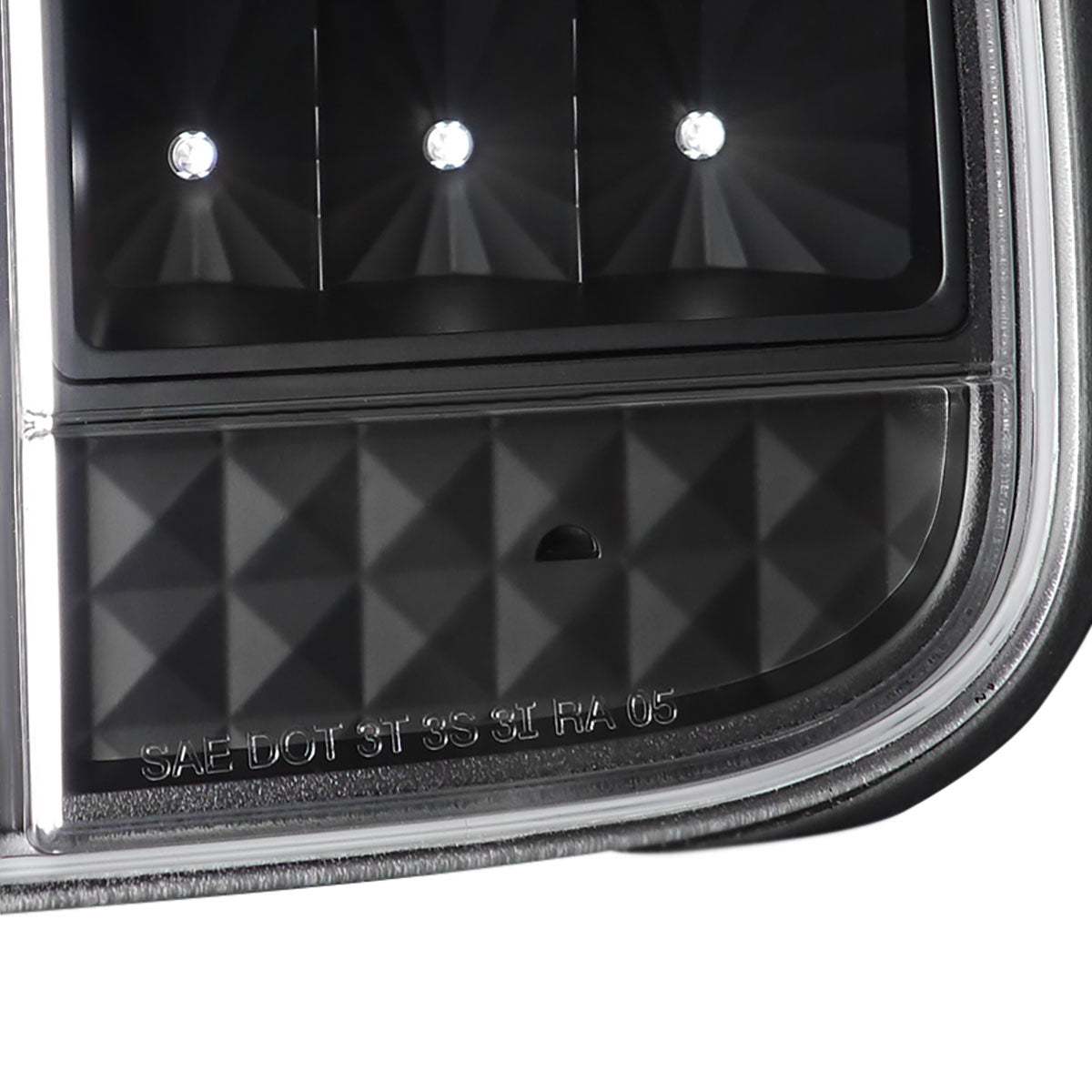 2005-2009 Ford Mustang S197 Sequential LED Tail Lights (Matte Black Housing / Clear Lens)