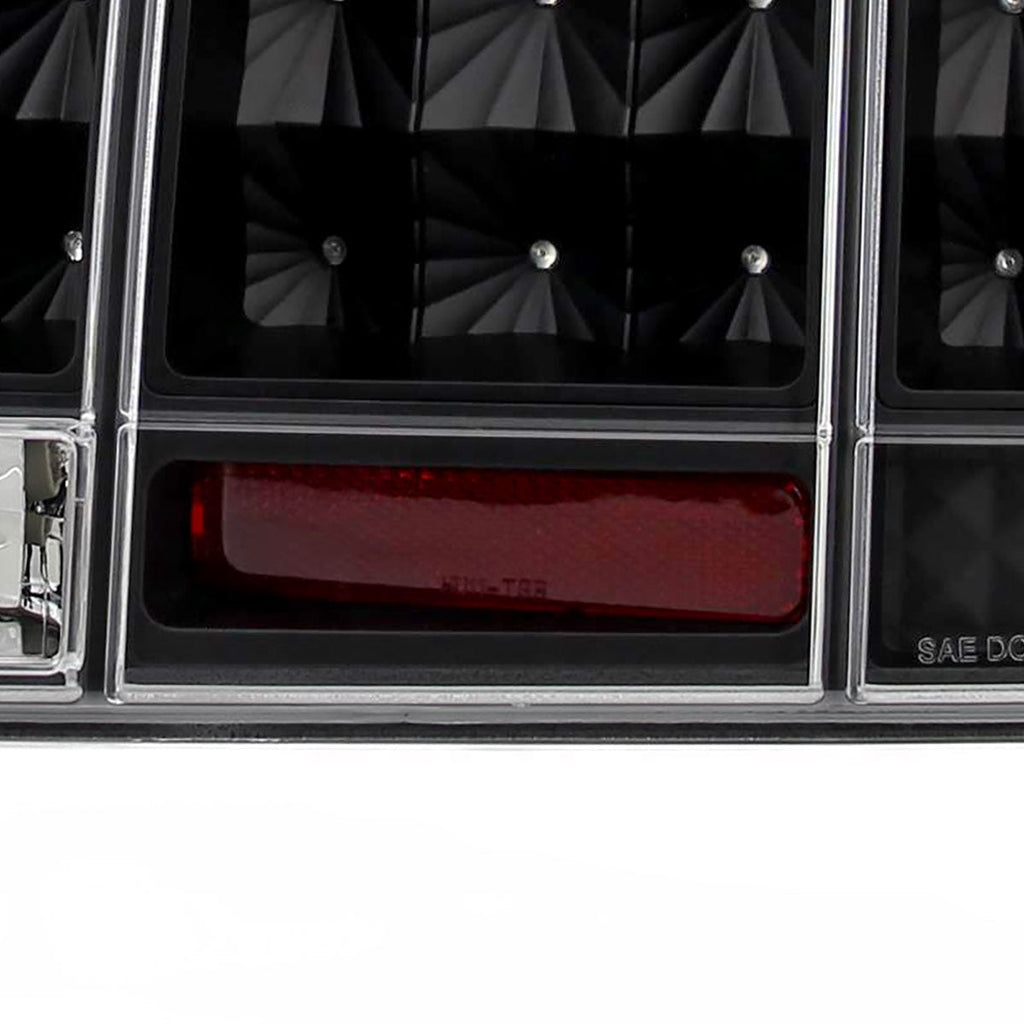 2005-2009 Ford Mustang S197 Sequential LED Tail Lights (Matte Black Housing / Clear Lens)