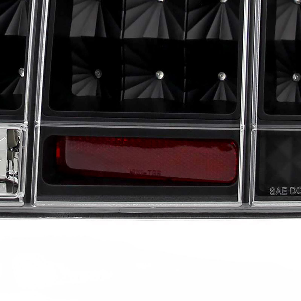 2005-2009 Ford Mustang S197 Sequential LED Tail Lights (Matte Black Housing / Clear Lens)