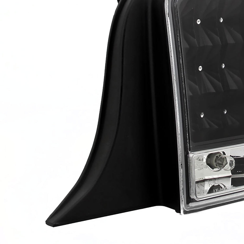 2005-2009 Ford Mustang S197 Sequential LED Tail Lights (Matte Black Housing / Clear Lens)