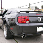 2005-2009 Ford Mustang S197 Sequential Tail Lights (Chrome Housing / Red Lens)