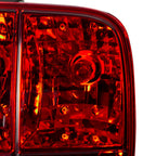 2005-2009 Ford Mustang S197 Sequential Tail Lights (Chrome Housing / Red Lens)
