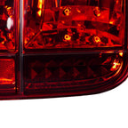 2005-2009 Ford Mustang S197 Sequential Tail Lights (Chrome Housing / Red Lens)