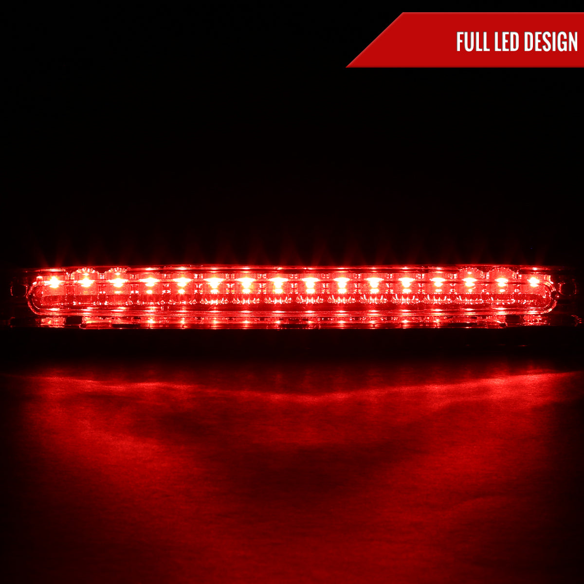 2005-2009 Ford Mustang S197 LED 3rd Brake Tail Light - APC (Chrome Housing / Smoked Lens)