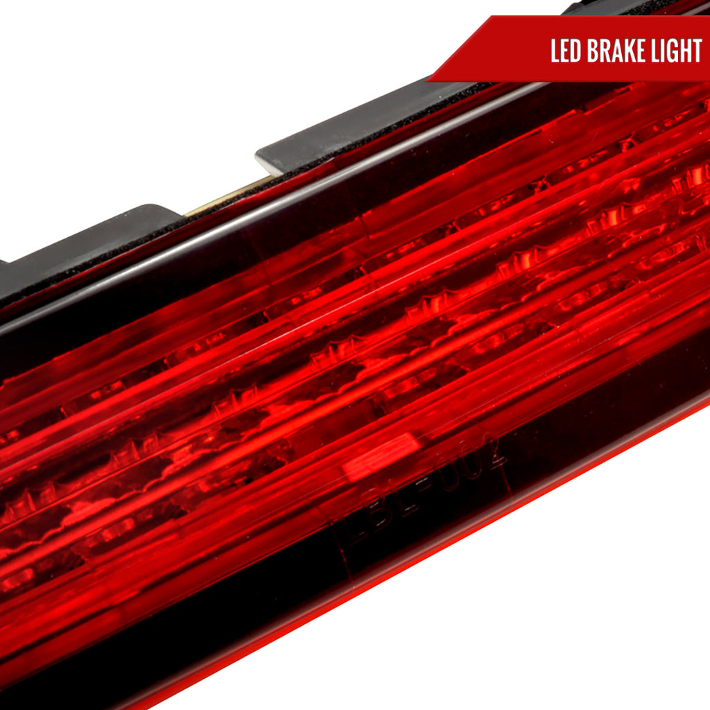 2005-2009 Ford Mustang S197 LED 3rd Brake Light - APC (Chrome Housing / Red Lens)