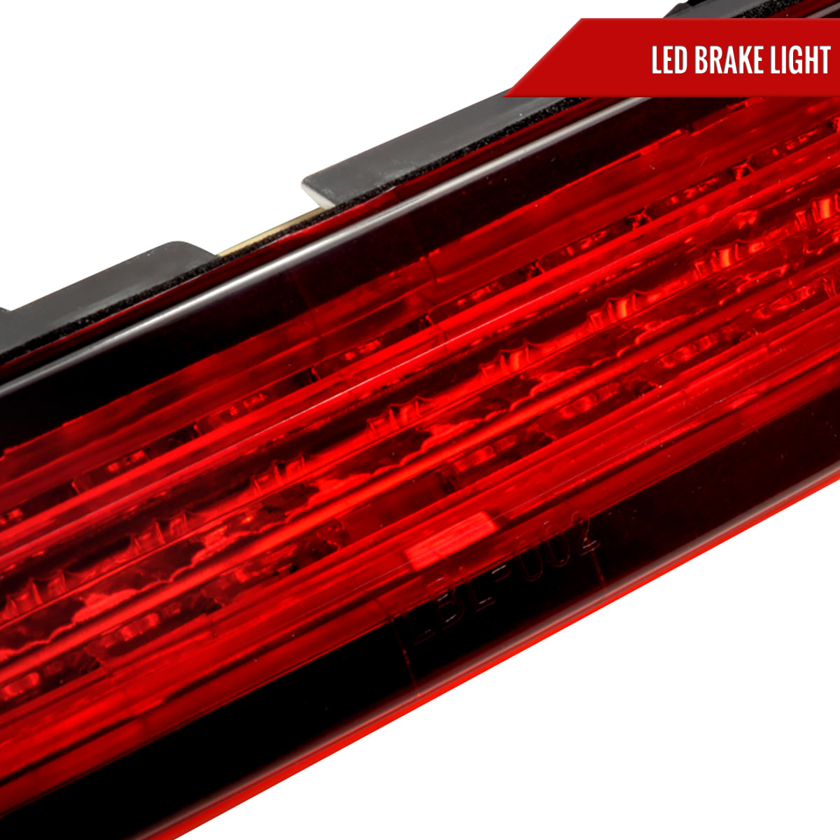 2005-2009 Ford Mustang S197 LED 3rd Brake Light - APC (Chrome Housing / Red Lens)