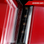 2010-2012 Ford Mustang S197 Sequential LED Tail Lights (Jet Black Housing / Clear Lens)