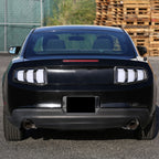 2010-2012 Ford Mustang S197 Sequential LED Tail Lights (Matte Black Housing / Clear Lens)