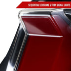 2010-2012 Ford Mustang S197 Sequential LED Tail Lights (Satin Black)