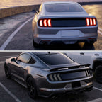 2015-2023 Ford Mustang S550 Sequential LED Turn Signal Tail Lights (Black Housing / Smoked Lens)