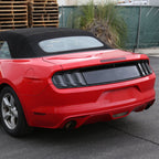 2015-2023 Ford Mustang S550 Sequential Signal LED Tail Lights (Glossy Black Housing / Smoked Lens)