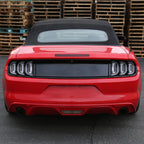 2015-2023 Ford Mustang S550 Sequential Signal LED Tail Lights (Jet Black Housing / Clear Lens)