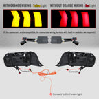 2024-2026 Ford Mustang S650 Full LED Switchback Sequential Tail Lights with Startup Animation (Black Housing / Smoked Lens)